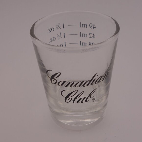 Libby Glassware Canadian Club Shot Glass Measuring Cup - Picture 1 of 14